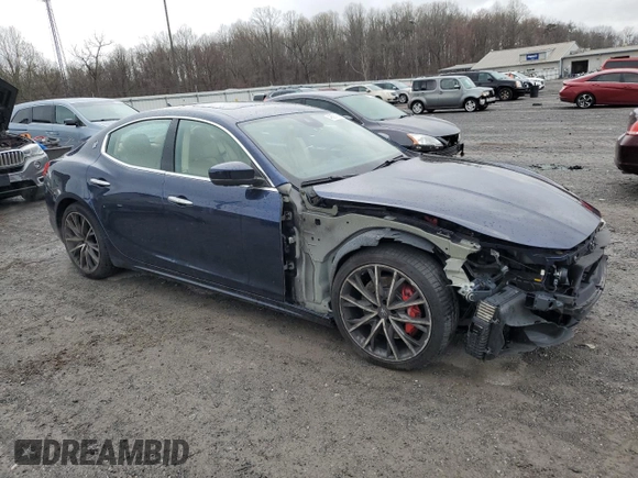 2019 Maserati Ghibli S Q4 GranLusso with VIN ZAM57YTL0K1323950, listed as a Copart auction lot 48691464 with 62,696 mi miles. Bid and sale history available at carsss.com. Image 4.