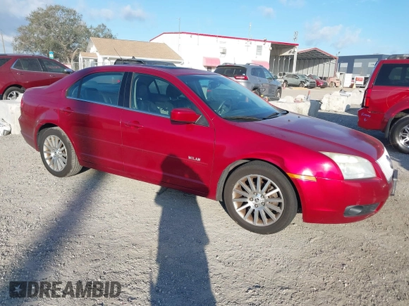 2008 Mercury Milan Premier with VIN 3MEHM08168R665919, listed as a IAAI auction lot 41616736 with 101,872 mi miles and . Bid and sale history available at DreamBid. Image 1.