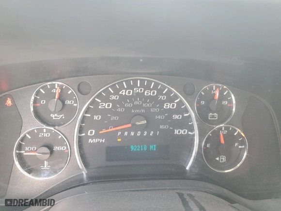 2008 GMC Savana Cargo Van with VIN 1GTGG25C881138951, listed as a Copart auction lot 64157054 with 92,218 mi miles and Salvage Title. Bid and sale history available at carsss.com. Image 9.