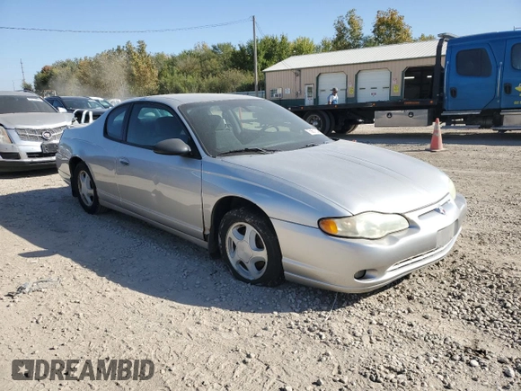 2005 Chevrolet Monte Carlo LT with VIN 2G1WX12K559156759, listed as a Copart auction lot 75651804 with 79,993 mi miles and Clean Title. Bid and sale history available at carsss.com. Image 4.
