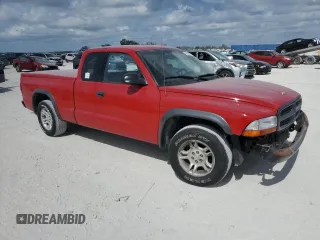2002 Dodge Dakota with VIN 1B7GL12X92S660762, listed as a Copart auction lot 45608315 with 178,201 mi miles and Non Repairable. Bid and sale history available at carsss.com. Image 4.