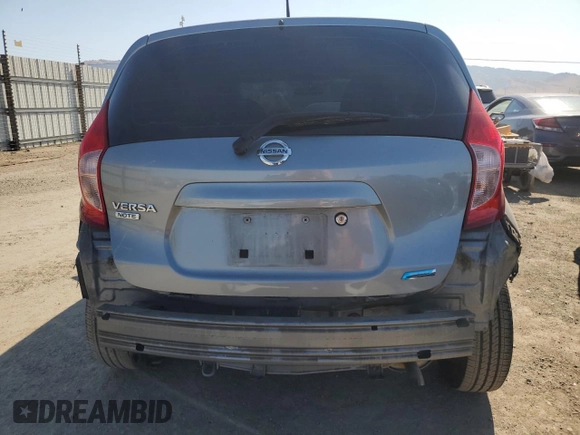 2015 Nissan Note S Plus with VIN 3N1CE2CPXFL437795, listed as a Copart auction lot 63340625 with 60,079 mi miles and Salvage title. Bid and sale history available at DreamBid. Image 6.