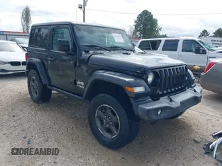2019 Jeep Wrangler Sport S z VIN 1C4GJXAN4KW504551, wystawiony jako IAAI lot #41724324 z przebiegiem 98 463 mil mil oraz . Historia ofert i sprzedaży dostępna na DreamBid. Obrazek 1.