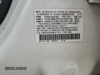 2011 Acura MDX with VIN 2HNYD2H2XBH517579, listed as a Copart auction lot 50386265 with 171,345 mi miles and Salvage Title. Bid and sale history available at carsss.com. Image 14.