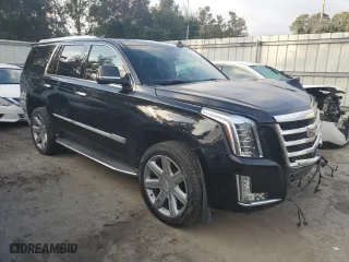 2019 Cadillac Escalade Premium Luxury with VIN 1GYS4CKJ3KR214350, listed as a Copart auction lot 85612394 with 91,510 mi miles and Salvage Title. Bid and sale history available at carsss.com. Image 4.