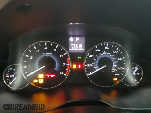 2012 Subaru Legacy Premium with VIN 4S3BMBC61C3026635, listed as a Copart auction lot 61978205 with 138,506 mi miles and Salvage title. Bid and sale history available at DreamBid. Image 9.