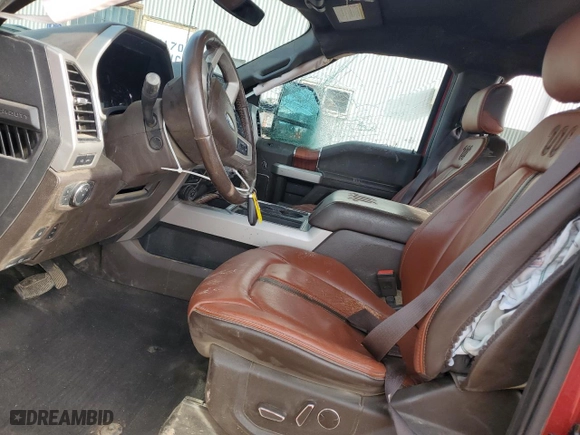2022 Ford Super Duty F-250 SRW XL with VIN 1FT7W2BN5NEG41141, listed as a Copart auction lot 52108745 with 52,619 mi miles and Salvage Title. Bid and sale history available at carsss.com. Image 7.