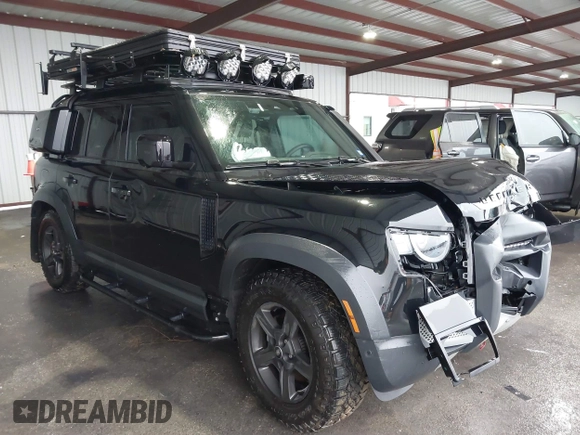2023 Land Rover Defender S with VIN SALEJ7EX6P2137517, listed as a IAAI auction lot 41502561 with 13,998 mi miles and . Bid and sale history available at DreamBid. Image 1.