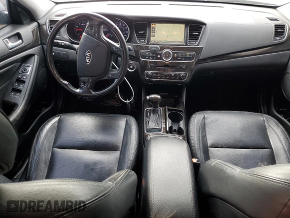 2015 Kia Cadenza Premium with VIN KNALN4D77F5190448, listed as a Copart auction lot 85094084 with 94,277 mi miles and Salvage Title. Bid and sale history available at carsss.com. Image 8.