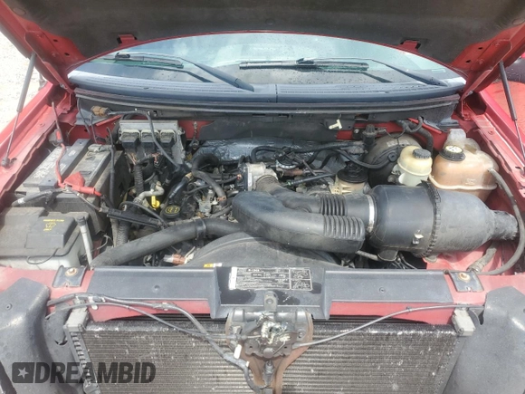 2008 Ford F-150 XL with VIN 1FTRW12WX8KD80753, listed as a Copart auction lot 61119765 with 153,203 mi miles and Salvage title. Bid and sale history available at DreamBid. Image 11.
