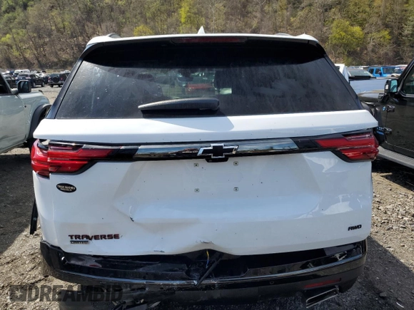 2024 Chevrolet Traverse with VIN 1GNETZKW0RJ136100, listed as a Copart auction lot 62983265 with 13,934 mi miles and Non repairable. Bid and sale history available at DreamBid. Image 6.