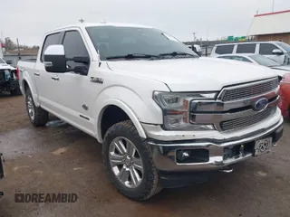 2018 Ford F-150 XL with VIN 1FTFW1E14JFE67744, listed as a IAAI auction lot 41525025 with 107,606 mi miles. Bid and sale history available at carsss.com. Image 1.