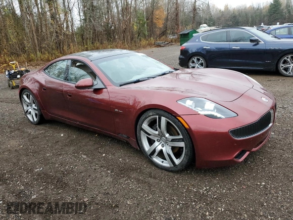 2012 Fisker Karma EcoChic z VIN YH4K16AAXCA001340, wystawiony jako Copart lot #78439634 z przebiegiem 70 515 mil mil oraz Szkoda całkowita • Salvage title. Historia ofert i sprzedaży dostępna na DreamBid. Obrazek 4.
