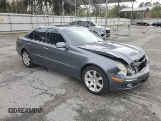 2008 Mercedes-Benz E 350 Luxury with VIN WDBUF56X98B264379, listed as a Copart auction lot 50372635 with 81,598 mi miles and Salvage Title. Bid and sale history available at DreamBid. Image 4.