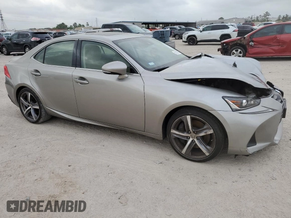 2017 Lexus IS with VIN JTHCM1D29H5020425, listed as a Copart auction lot 51510025 with 49,962 mi miles and Salvage Title. Bid and sale history available at carsss.com. Image 4.