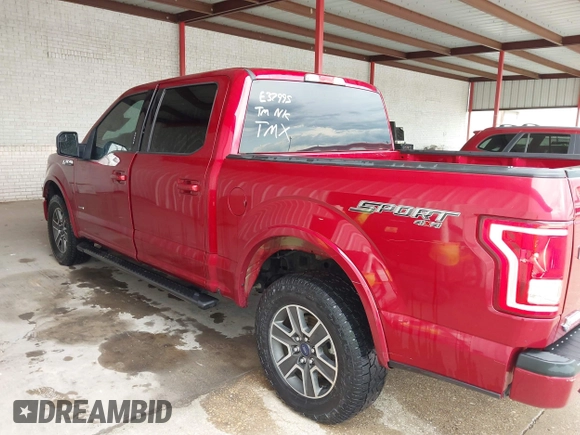 2015 Ford F-150 XLT with VIN 1FTEW1EP2FKE37995, listed as a IAAI auction lot 42185987 with 186,708 mi miles and . Bid and sale history available at carsss.com. Image 14.