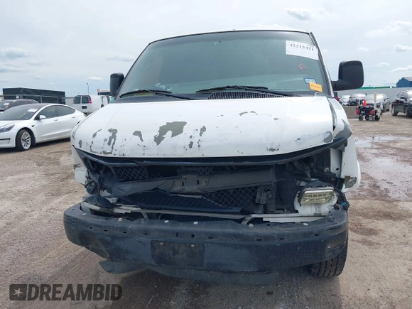 2011 Chevrolet Express Cargo with VIN 1GCWGFCA8B1105184, listed as a IAAI auction lot 42215421 with 261,099 mi miles and . Bid and sale history available at DreamBid. Image 6.