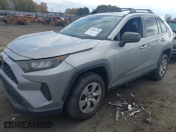 2019 Toyota RAV4 LE with VIN 2T3H1RFV1KW034812, listed as a IAAI auction lot 41016776 with 101,219 mi miles. Bid and sale history available at carsss.com. Image 2.