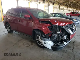 2020 Nissan Pathfinder SV with VIN 5N1DR2BN4LC595722, listed as a Copart auction lot 61621195 with 104,110 mi miles and Salvage title. Bid and sale history available at DreamBid. Image 4.