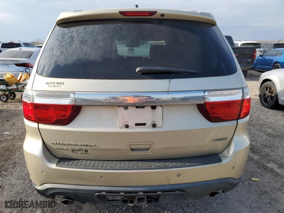 2011 Dodge Durango Crew with VIN 1D4SE4GT3BC732550, listed as a Copart auction lot 46892655 with 168,279 mi miles and Clean Title. Bid and sale history available at carsss.com. Image 6.