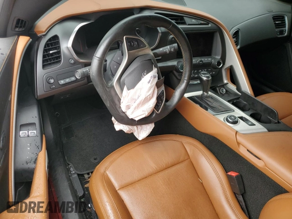 2019 Chevrolet Corvette Grand Sport 2LT with VIN 1G1YY2D70K5103755, listed as a Copart auction lot 72778344 with 0 mi miles and Salvage Title. Bid and sale history available at carsss.com. Image 8.
