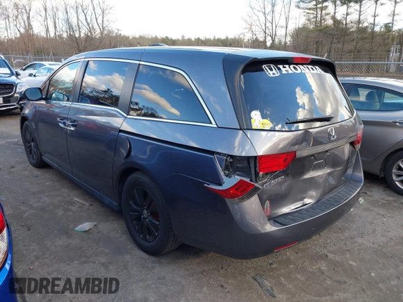 2015 Honda Odyssey EX with VIN 5FNRL5H40FB049888, listed as a IAAI auction lot 41710704 with 117,696 mi miles and . Bid and sale history available at DreamBid. Image 3.