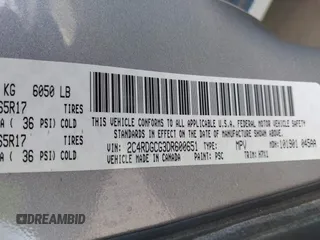 2013 Dodge Grand Caravan SXT with VIN 2C4RDGCG3DR600651, listed as a IAAI auction lot 41947769 with 201,824 mi miles and . Bid and sale history available at DreamBid. Image 9.