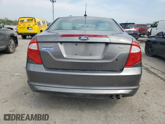2011 Ford Fusion SE with VIN 3FAHP0HA2BR322871, listed as a Copart auction lot 46828735 with 188,839 mi miles and Non Repairable. Bid and sale history available at DreamBid. Image 6.