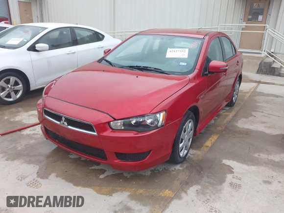 2015 Mitsubishi Lancer ES with VIN JA32U2FU7FU003772, listed as a IAAI auction lot 42127352 with 130,281 mi miles. Bid and sale history available at carsss.com. Image 2.