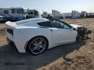 2016 Chevrolet Corvette Z51 2LT with VIN 1G1YK2D74G5115237, listed as a Copart auction lot 47268495 with 0 mi miles and Salvage Title. Bid and sale history available at carsss.com. Image 3.