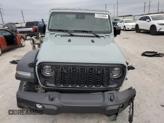 2024 Jeep Wrangler Willys с VIN 1C4RJXDG4RW266071, выставлен на аукционе Copart как лот 73152464 с пробегом 349 миль миль и Списание • Salvage title. История ставок и продаж доступна на DreamBid. Изображение 5.