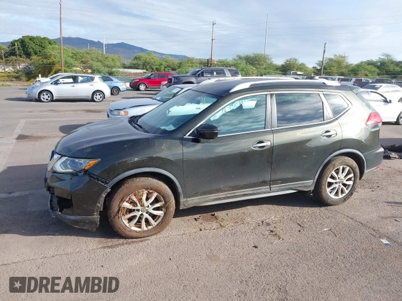2017 Nissan Rogue S with VIN 5N1AT2MN5HC731140, listed as a IAAI auction lot 41454809 with 72,522 mi miles and . Bid and sale history available at DreamBid. Image 6.