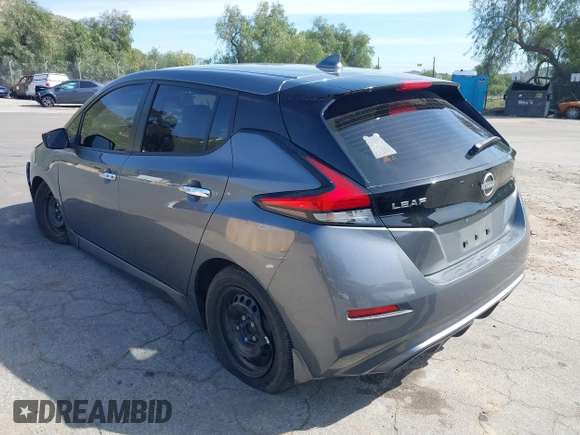 2023 Nissan LEAF S with VIN 1N4AZ1BV5PC554920, listed as a IAAI auction lot 41840547 with 22,329 mi miles and . Bid and sale history available at DreamBid. Image 3.