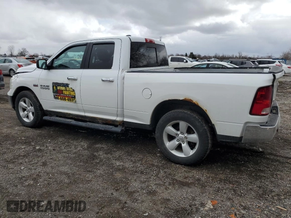 2014 Ram 1500 SLT with VIN 1C6RR7GT4ES103656, listed as a Copart auction lot 46867595 with 399,392 mi miles and Salvage title. Bid and sale history available at DreamBid. Image 2.