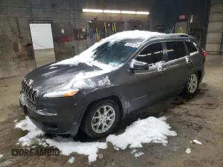 2014 Jeep Cherokee Latitude with VIN 1C4PJLCB2EW142980, listed as a Copart auction lot 45456135 with 115,601 mi miles and Salvage Title. Bid and sale history available at carsss.com. Image 1.