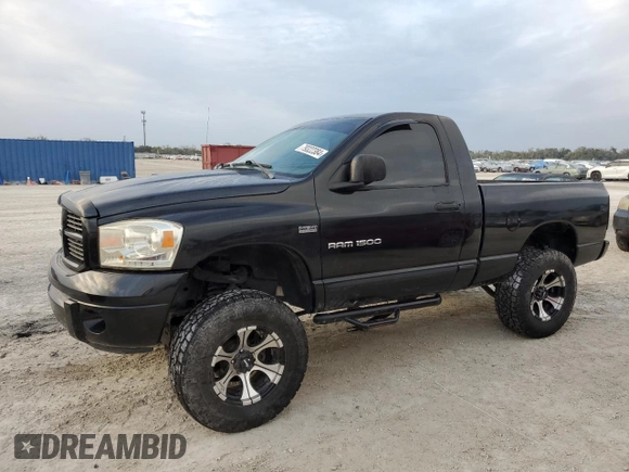 2006 Dodge 1500 SLT with VIN 1D7HU16286J184344, listed as a Copart auction lot 79322384 with 115,837 mi miles and Salvage Title. Bid and sale history available at DreamBid. Image 1.