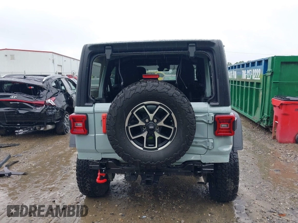 2024 Jeep Wrangler Rubicon with VIN 1C4PJXFG4RW160501, listed as a IAAI auction lot 42366618 with 16,515 mi miles and . Bid and sale history available at DreamBid. Image 17.