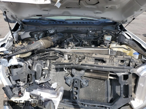 2024 Ford F-250 XL with VIN 1FTBF2BA1REE01033, listed as a Copart auction lot 57161275 with 49,465 mi miles and Salvage title. Bid and sale history available at DreamBid. Image 11.
