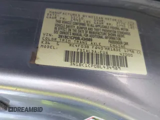 2011 Nissan Versa 1.8 S with VIN 3N1BC1CP0BL434989, listed as a IAAI auction lot 42112607 with 141,996 mi miles. Bid and sale history available at carsss.com. Image 9.