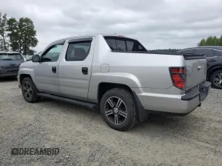 2014 Honda Ridgeline Sport with VIN 5FPYK1F7XEB011983, listed as a Copart auction lot 64146835 with 121,345 mi miles and Salvage title. Bid and sale history available at DreamBid. Image 2.