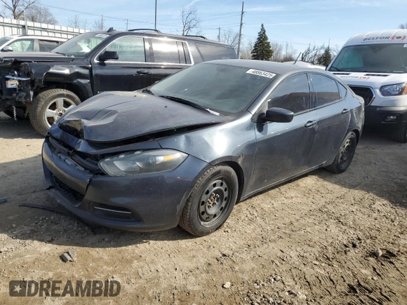 2014 Dodge Dart SXT with VIN 1C3CDFBB8ED682066, listed as a Copart auction lot 48863425 with 152,383 mi miles and Clean Title. Bid and sale history available at carsss.com. Image 1.