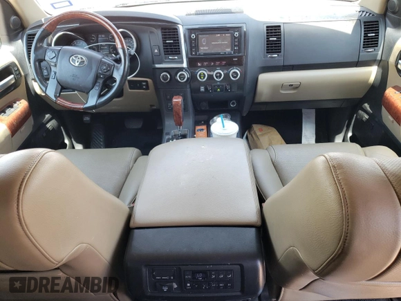 2018 Toyota Sequoia Platinum with VIN 5TDDY5G11JS161932, listed as a Copart auction lot 59593094 with 138,695 mi miles and Clean Title. Bid and sale history available at carsss.com. Image 8.