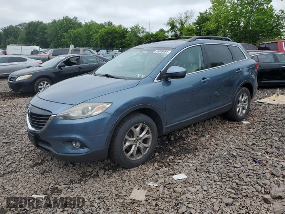 2014 Mazda CX-9 Touring with VIN JM3TB3CV9E0438479, listed as a Copart auction lot 60099695 with 113,083 mi miles and Clean title. Bid and sale history available at DreamBid. Image 1.