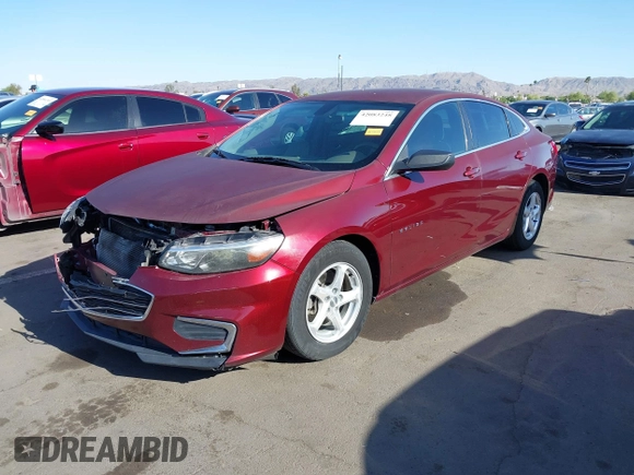 2016 Chevrolet Malibu LS with VIN 1G1ZB5ST9GF218945, listed as a IAAI auction lot 42083248 with 121,544 mi miles and . Bid and sale history available at carsss.com. Image 17.