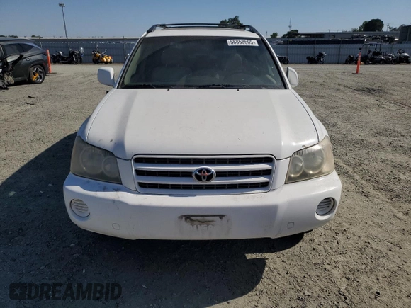 2001 Toyota Highlander z VIN JTEHF21A310007106, wystawiony jako Copart lot #58853505 z przebiegiem 211 158 mil mil oraz Czysty tytuł • Clean title. Historia ofert i sprzedaży dostępna na DreamBid. Obrazek 5.
