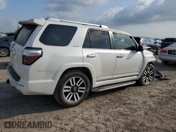 2016 Toyota 4Runner SR5 with VIN JTEZU5JR6G5117287, listed as a Copart auction lot 55397195 with 138,002 mi miles and Salvage title. Bid and sale history available at DreamBid. Image 3.