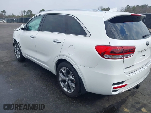 2016 Kia Sorento SX with VIN 5XYPK4A52GG115259, listed as a IAAI auction lot 41494198 with 118,143 mi miles. Bid and sale history available at carsss.com. Image 3.