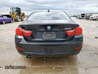2014 BMW 4 Series 428i with VIN WBA3N3C51EF711635, listed as a Copart auction lot 54813555 with 110,285 mi miles and Salvage title. Bid and sale history available at DreamBid. Image 6.