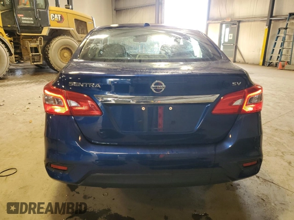 2019 Nissan Sentra S with VIN 3N1AB7AP8KY398394, listed as a Copart auction lot 54143585 with 43,347 mi miles and Salvage title. Bid and sale history available at DreamBid. Image 6.