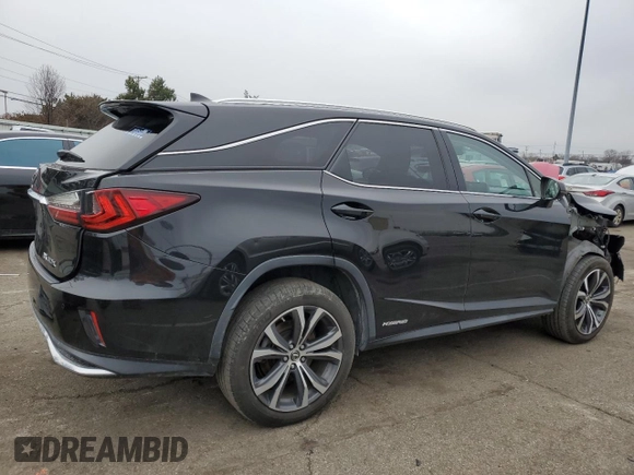 2018 Lexus RX with VIN JTJDGKCA7J2002652, listed as a Copart auction lot 43622615 with 80,374 mi miles and Salvage Title. Bid and sale history available at carsss.com. Image 3.